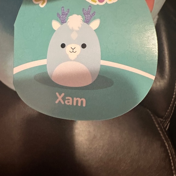 Xam the cute fawn, deer, goat ? Squishmallows 12” sparkly horns - Picture 3 of 3